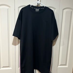 DKNY sport black/pink athleisure short sleeve tank dress